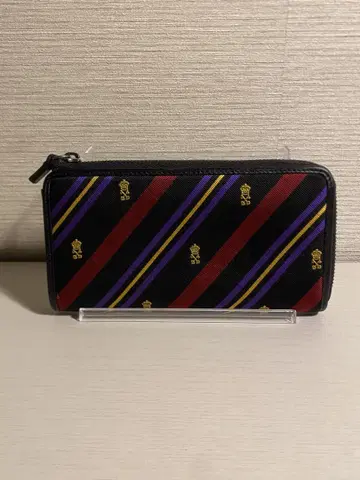 [ Ralph Lauren Rugby ] 장지갑 블랙 퍼플