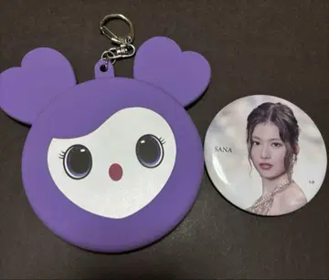 twice 사나 캔뱃지 케이스 키링 캔뱃지