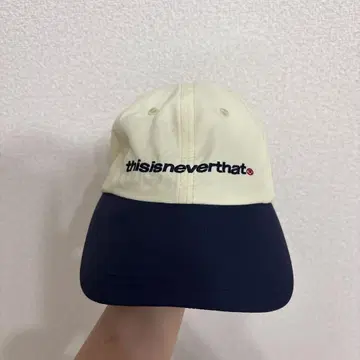 thisisneverthat 야구 모자 크림/네이비