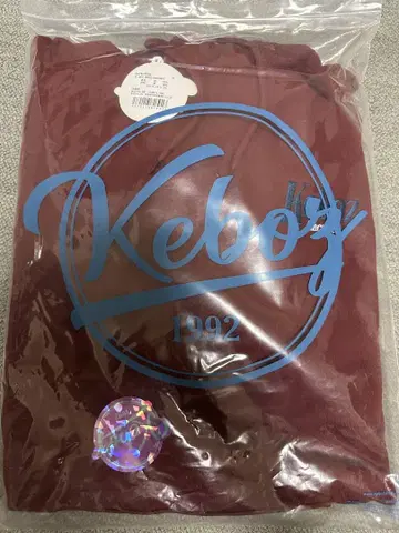Keboz XL 버건디 후드티