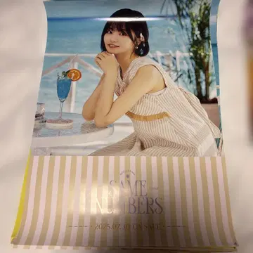 노기자카 회장 한정판 포스터 나카니시 아루노