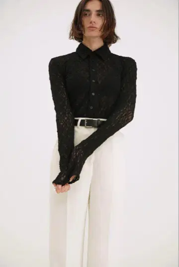 CLANE LADY LACE SHIRT 레이스 셔츠