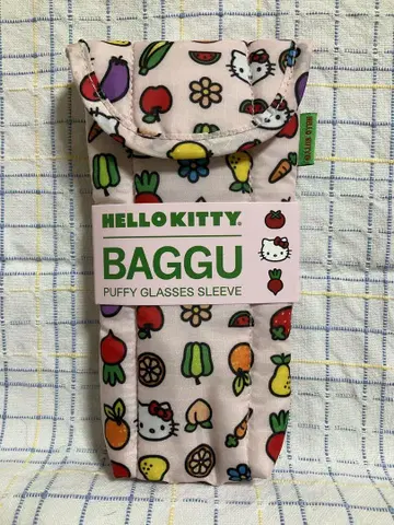 새상품/미사용 BAGGU 안경 케이스 헬로키티 해외 구매품 배구