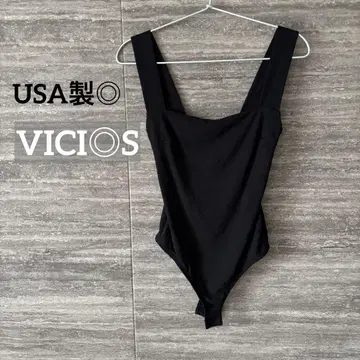 VICI S 사이즈 USA 제작 탱크탑 탱크 바디수트 블랙 새상품급