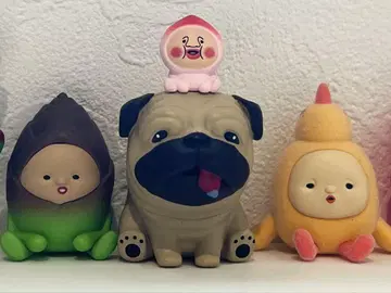 코비토 도감 앉은 자세 마스코트 시크릿 포함 3종 세트
