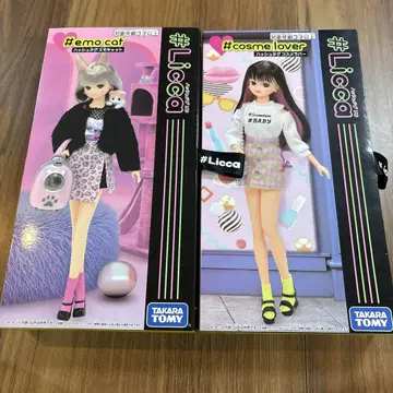 새상품 리카짱 타카라토미 에모캣 코스메 러버