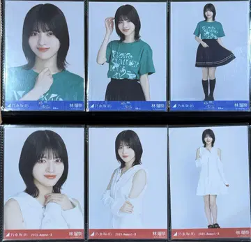 노기자카46 하야시 루나 미야기 라이브 T 맨투맨 6종 컴프 브로마이드