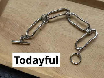 [ Todayful ] 트위스트 체인 팔찌 (실버)