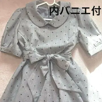 evelyn 에블린 반팔 원피스 양산계 원피스 A라인 파니에 포함