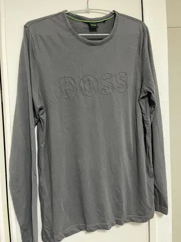 BOSS 그레이 긴팔 셔츠