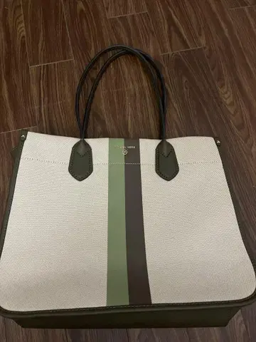 MICHAEL KORS 토트백 아이보리 그린