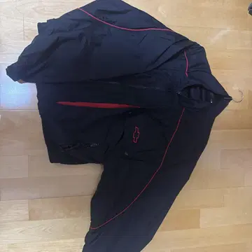 쉐보레 나일론 자켓 블랙