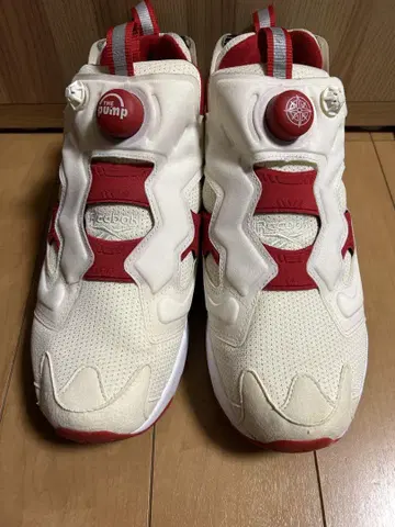 Reebok 펌프 퓨리 화이트/레드