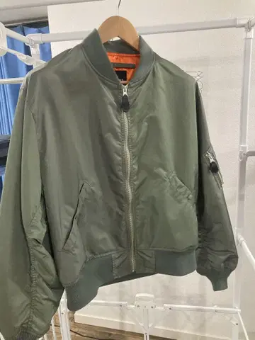BEAMS MA-1 자켓 S 사이즈 올리브그린