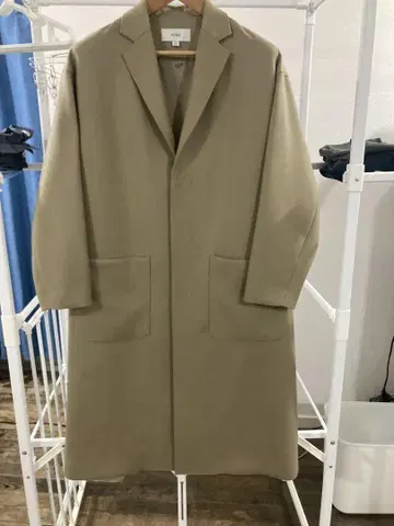 HYKE 체스터 코트 베이지 사이즈 2