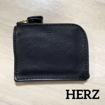 HERZ 헤르츠 미니 지갑 L자 지퍼 코인 케이스