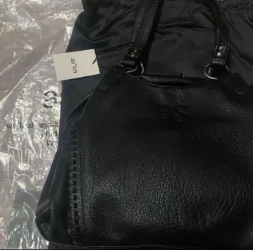 as on 라지 숄더백 핸드백 가죽 블랙 한국