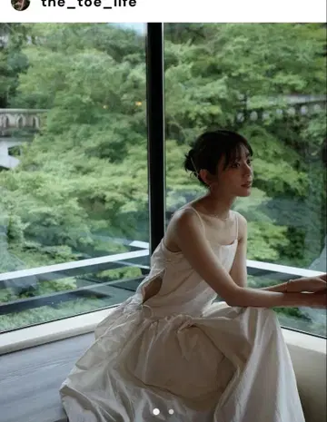 새상품 the toe Montauk Waist Gather Dress