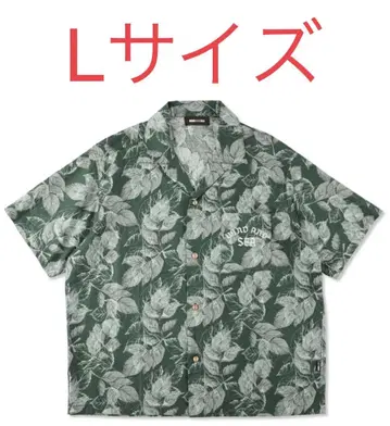 WIND AND SEA ALOHA 로고 S/S 셔츠 GREEN