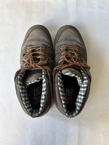 VANS 그레이 하이컷 스니커즈