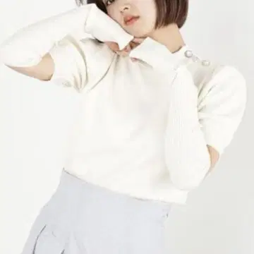 질 바이 질 스튜어트 암워머 부착 니트