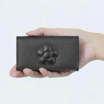 [ 새상품급 ] MARY QUANT 데이지 패치 스냅 2 키케이스 블랙