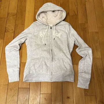 Abercrombie & Fitch 그레이 후드티 여성용 L