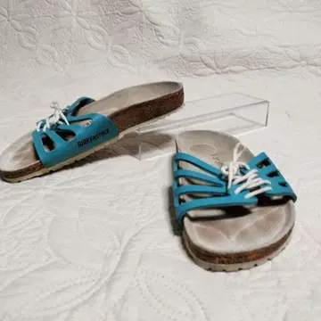 BIRKENSTOCK 독일제 샌들 터키 블루 레어 37