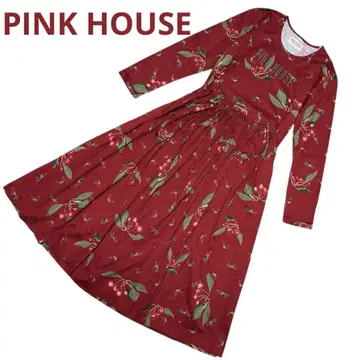 [새상품급] PINK HOUSE 핑크하우스 셋업 스커트 체리 패턴