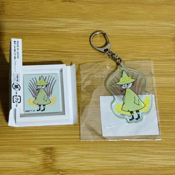 [미사용 새상품] 무민 스너프킨 아크링 키링 마그넷
