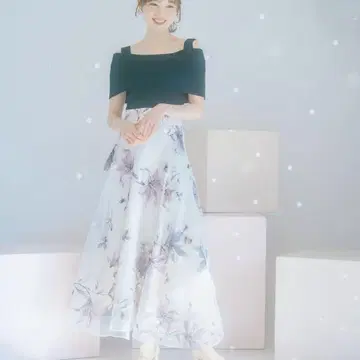 willselection/오팔 플라워 프린트 플레어 원피스