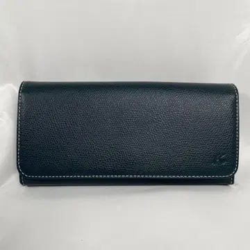 미사용 Kitamura 키타무라 장지갑 롱 지갑 플랩 가죽