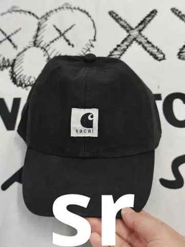 sacai 블랙 야구 모자