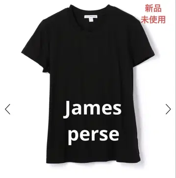 James perse 티셔츠 크루넥 블랙 사이즈0 WLJH3114