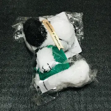 마스코트 키체인 그린 에이프런 스누피 mini 초기 초판