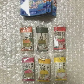 여행하는 젤리 마스코트 지역 가챠 왕국 한정판 컴플리트 세트