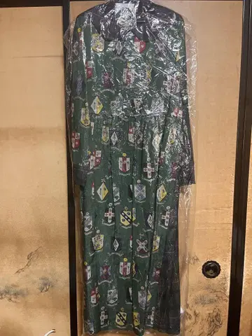 Flower crests tartan check 2way dress