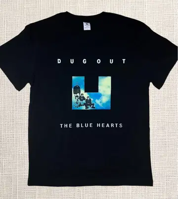 미착용 THE BLUE HEARTS 티셔츠 DUG OUT L 사이즈
