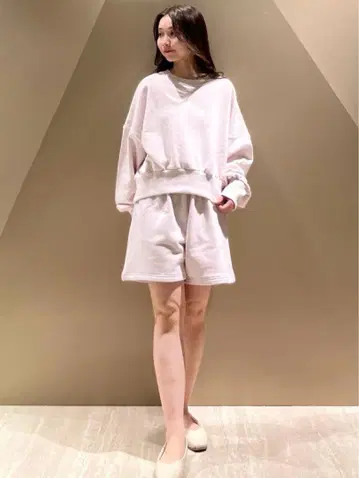 gelato pique 쭈리 풀오버 쭈리 숏팬츠 셋업