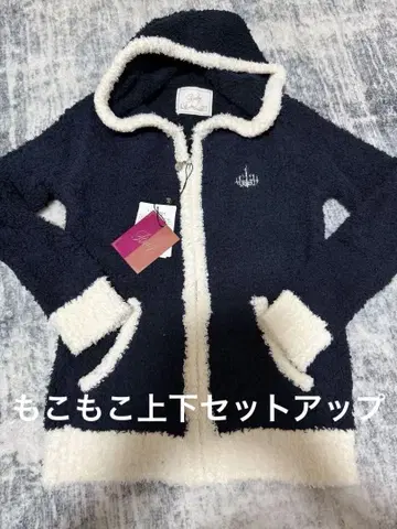 Rady 뽀글이 룸웨어 상하의 세트 네이비 F
