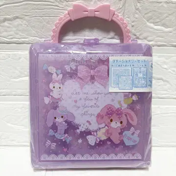 미사용 산리오 Sanrio 봉봉리본 종이접기 케이스 세트 헤이세이 레트로
