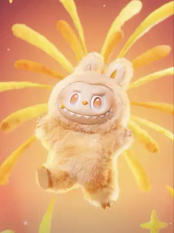 라부부 labubu 에너지 energy happiness 오렌지