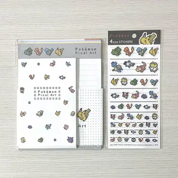 포켓몬 Pixel Art 레터 세트 씰