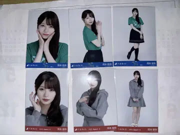노기자카46 오카모토 히나 미야기 라이브 T 맨투맨 6종 컴프 브로마이드