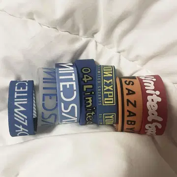04 Limited Sazabys 포리미 러버 밴드 세트