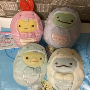 스미코구라시 뱀 사년 손바닥 봉제인형 4종 세트
