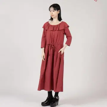 택 포함 새 상품 아녜스베 원피스 코튼