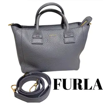 새상품급 FURLA 풀라 그레이 시보 가죽 2way 숄더백 핸드백