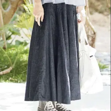 새상품급 써니클라우드 Sunny clouds 데님 맥시 스커트 롱