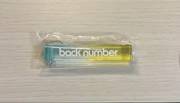 back number 아크릴 그라데 키링 2024
